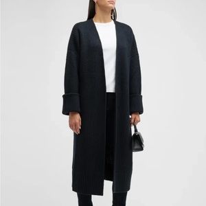 NWT WeWoreWhat Oversized Coatigan in Black Chunky Knit Cardigan Size M/L